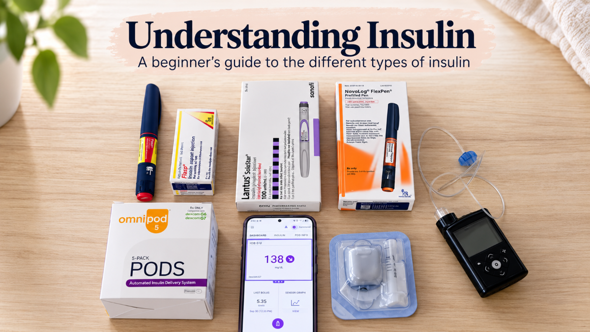 different type of insulin for type 1 and type 2 diabetes